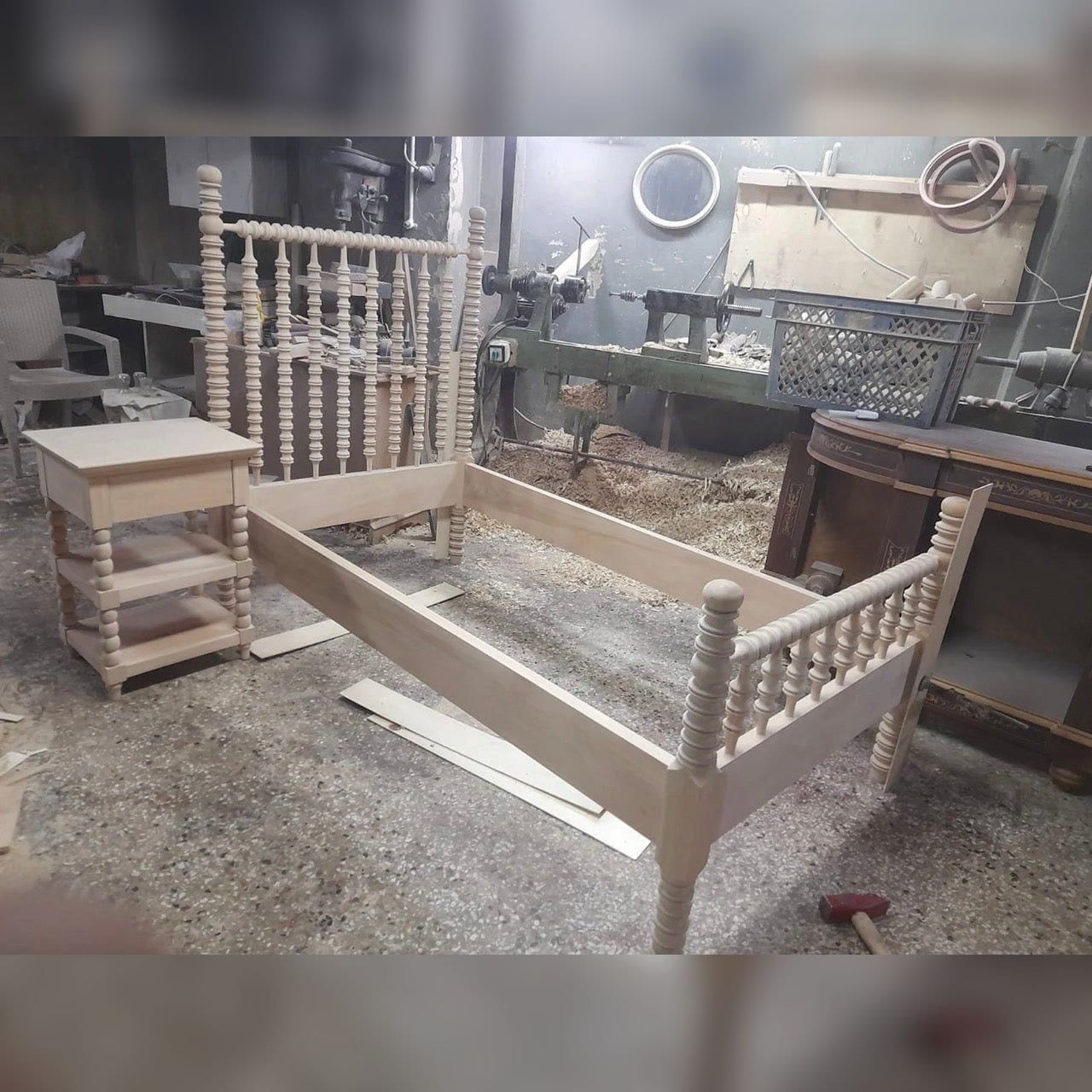 Customizable Jenny Lind Spindle Bed Custom Size and Color - Kids Wood Store