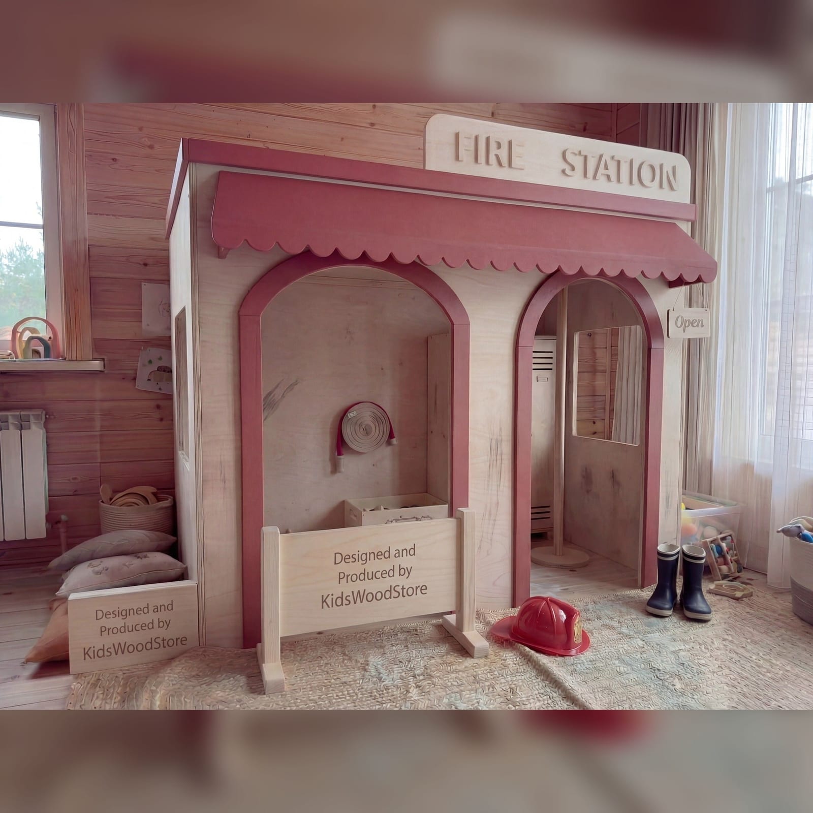 Wooden Kids Pretend Playhouse | Kids Wood Store