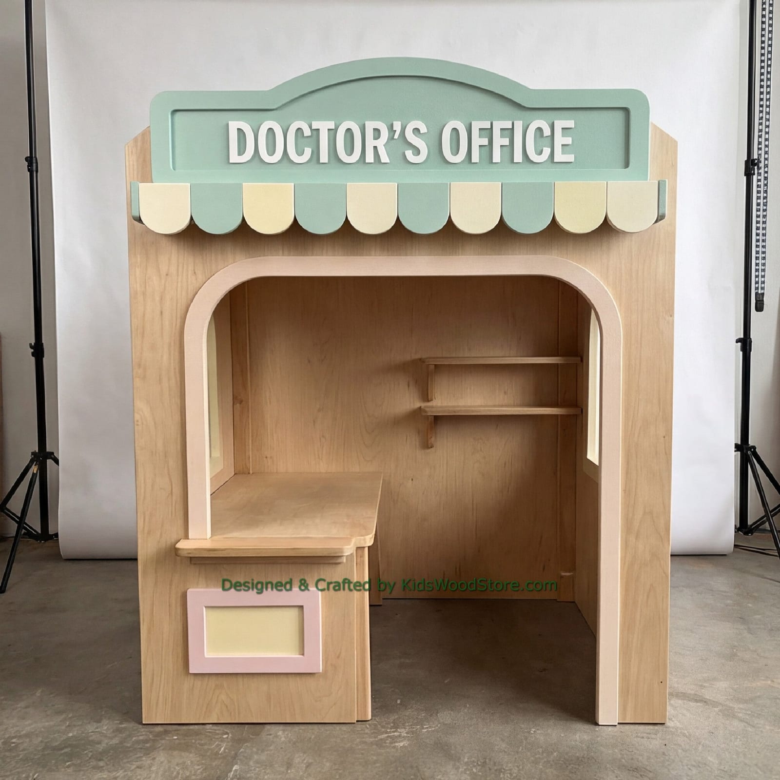 Wooden Doctor Playhouse + Furnitures for Kids | Kids Wood Store