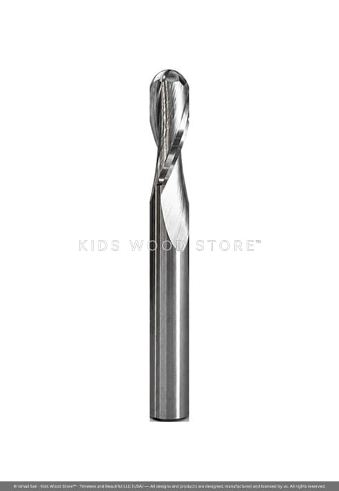Ball Nose Solid Carbide Router Bit Z2 — photo 1