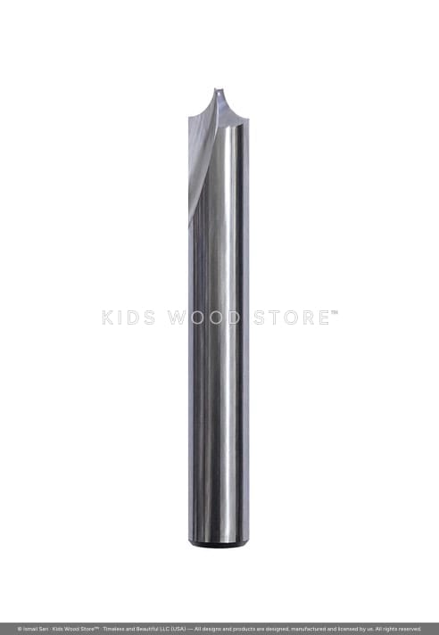 Convex Solid Carbide Router Bit R4.5 Z2 — photo 1