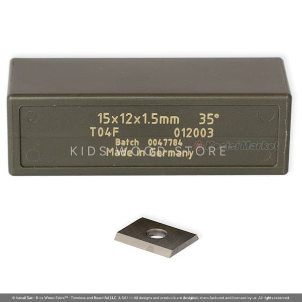 Carbide 2-Edge Sizing Insert Knife Cutter T04F-CR 15 × 12 × 1.5 — photo 1