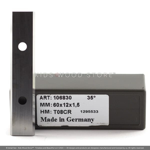 Carbide 2-Edge Sizing Insert Knife Cutter T04MG-CR 60 × 12 × 1.5 — photo 1