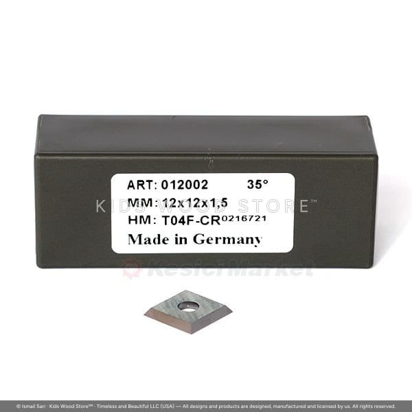 Carbide 4-Edge Square Knife Insert T04F-CR 12 × 12 × 1.5 — photo 1