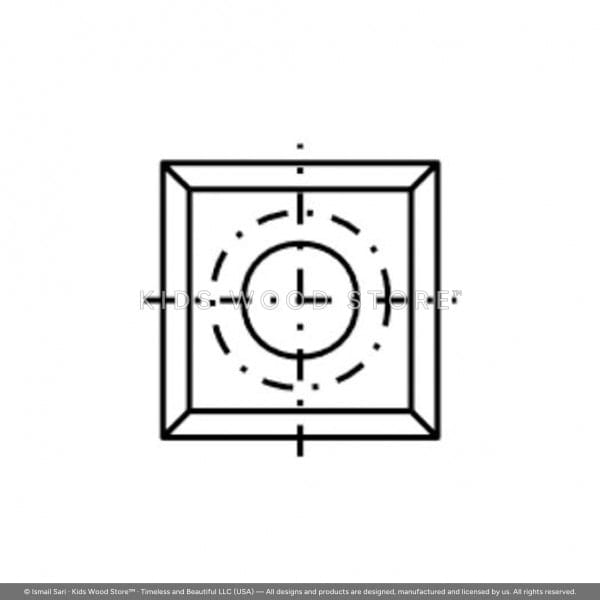 Carbide 4-Edge Square Knife Insert T04MG-CR 10.5 × 10.5 × 1.5 — photo 1
