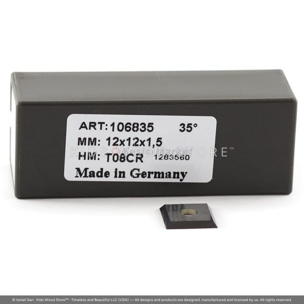Carbide 4-Edge Square Knife Insert T04MG-CR 12 × 12 × 1.5 — photo 1