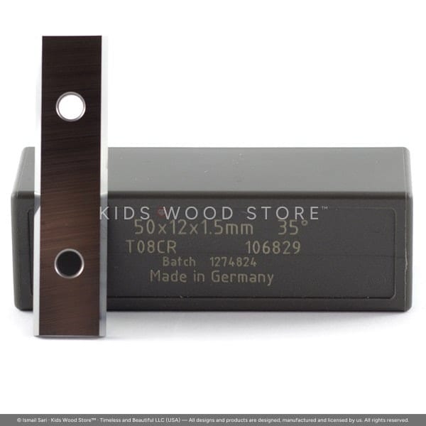 Carbide 2-Edge Sizing Knife Insert T04MG-CR 50 × 12 × 1.5 — photo 1