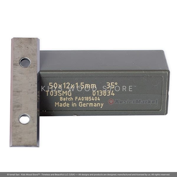 Carbide 2-Edge Sizing Knife Insert T03SMG 50 × 12 × 1.5 — photo 1