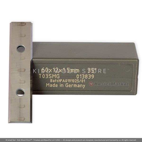 Carbide 2-Edge Sizing Knife Insert T03SMG 60 × 12 × 1.5 — photo 1