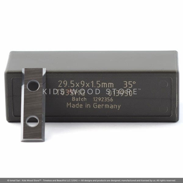 Carbide 4-Edge Sizing Knife Insert T03SMG 29.5 × 9.0 × 1.5 — photo 1