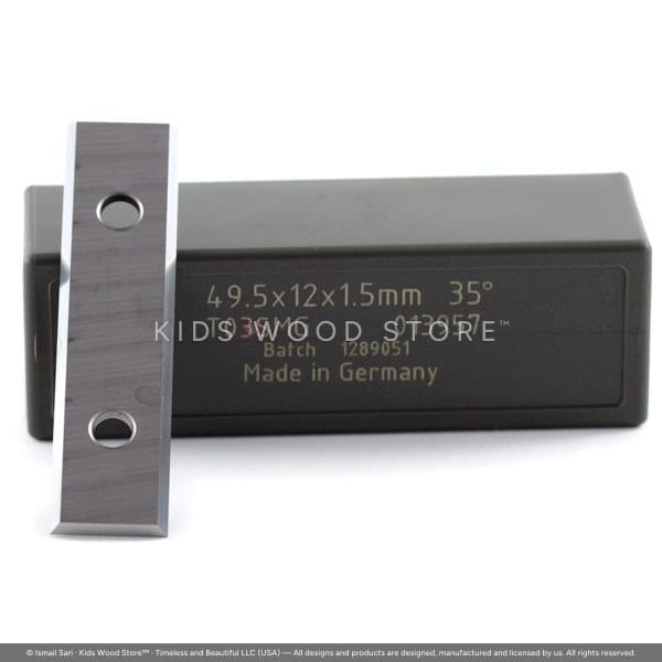Carbide 4-Edge Sizing Knife Insert T03SMG 49.5 × 12 × 1.5 — photo 1