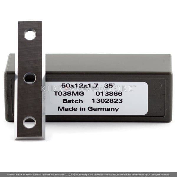 Carbide 4-Edge Sizing Knife Insert T03SMG 50 × 12 × 1.7 — photo 1