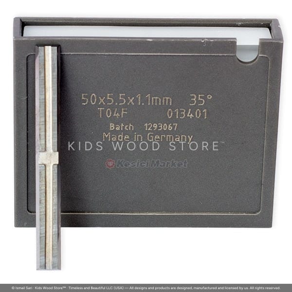 Carbide 4-Edge Sizing Knife Insert T04F 50 × 5.5 × 1.1 — photo 1