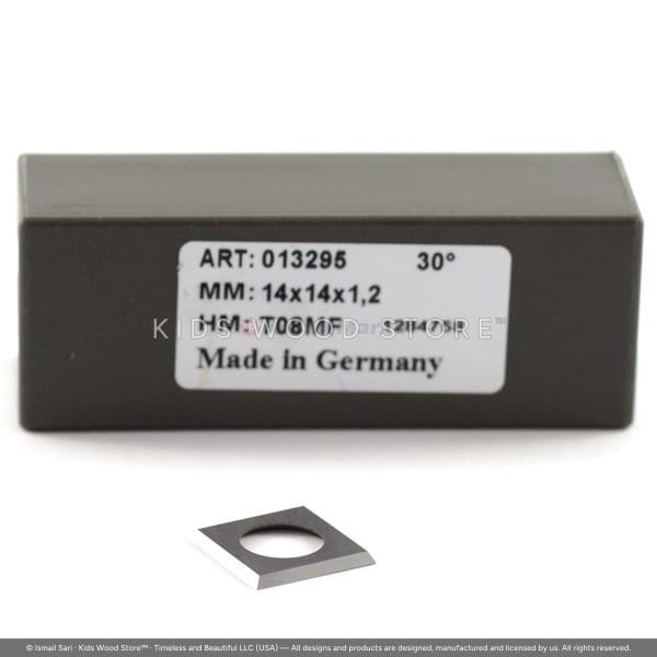 Carbide 4-Edge Square Knife Insert T08MF 14 × 14 × 1.2 — photo 1