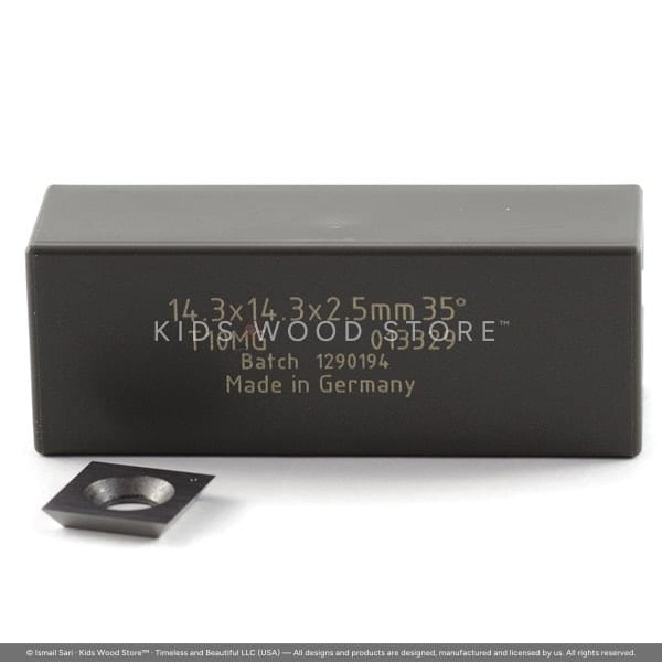 Carbide 4-Edge Square Knife Insert T10MG 14.3 × 14.3 × 2.5 — photo 1