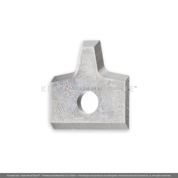 Carbide Edge Bander Profile Scraper Knife 16 × 17.5 × 2 × 4.4 R2 — photo 1