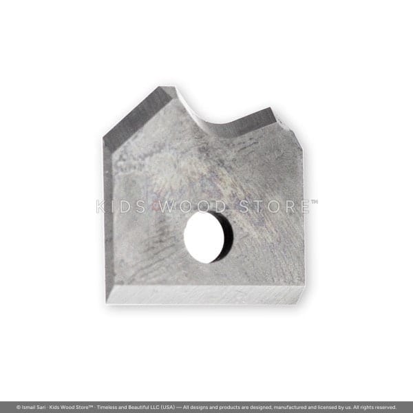 Carbide Right-Hand Edge Bander Profile Scraper Knife 16 × 17 × 5 — photo 1