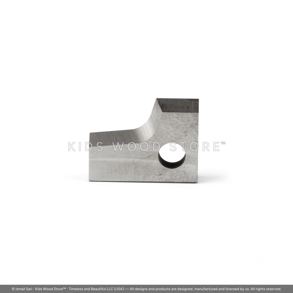 Left-Hand Edge Bander Profile Scraper Knife R3L 14 × 11 × 2 — photo 1