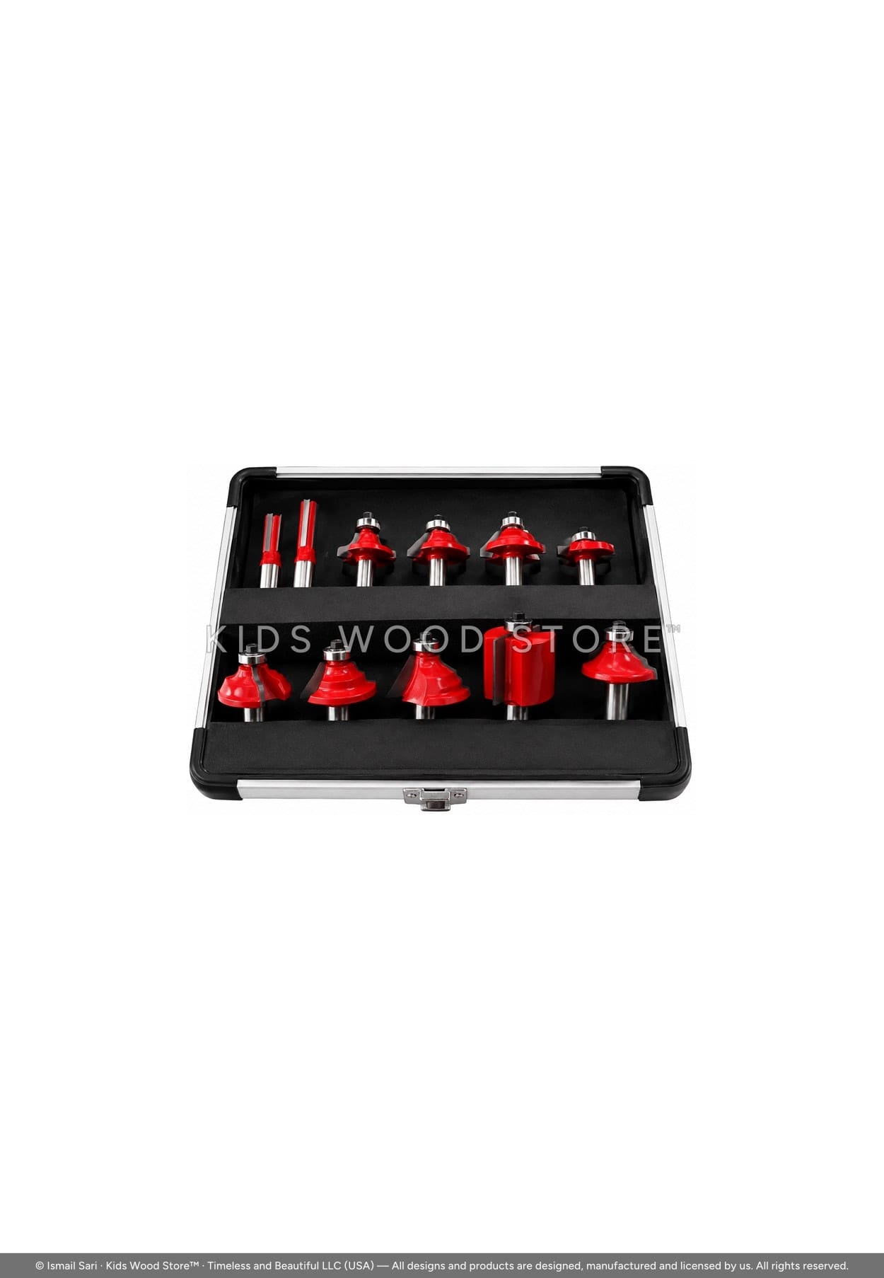 11-Piece Bearing-Guided Profile Bit Set S12 Z2 — photo 1