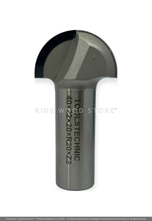 PCD Ball Nose Bit 40 × 22 × 20 × R20 Z2 — photo 1