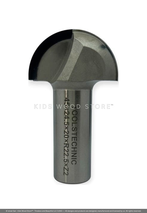 PCD Ball Nose Bit 45 × 24.5 × 20 × R22.5 Z2 — photo 1