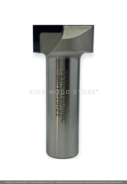 PCD Surfacing Bit 35 × 15 × 20 Z2 — photo 1