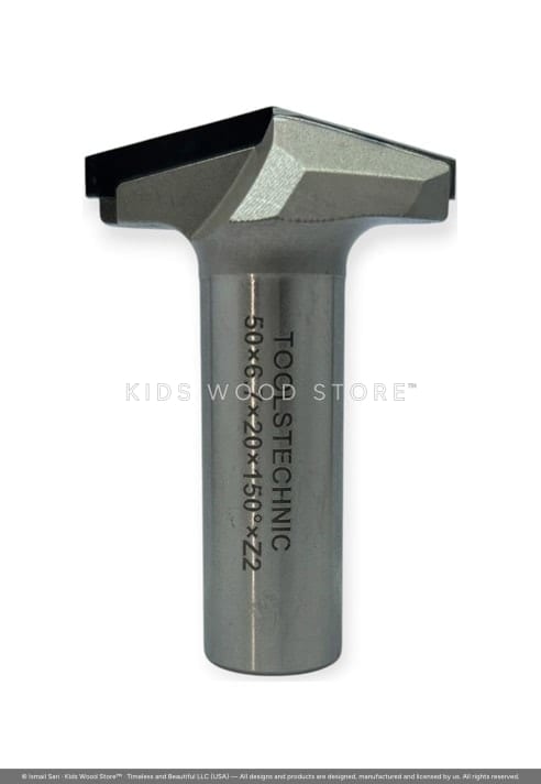 PCD V-Groove Bit 50 × 6.7 × 20 × 150° Z2 — photo 1