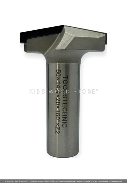 PCD V-Groove Bit 50 × 4.4 × 20 × 160° Z2 — photo 1