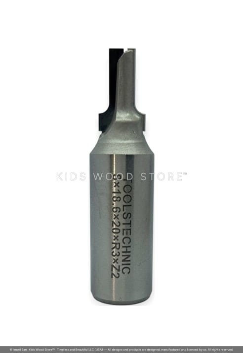 PCD Edge Rounding Bit 8 × 18.6 × 20 R3 Z2 — photo 1