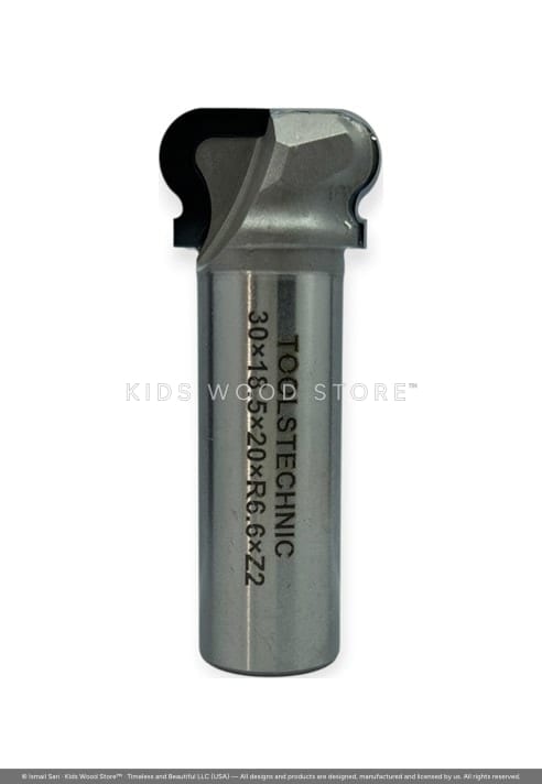 PCD Handle Profile Bit for PVC-Wrapped Panels 30 × 19.6 × 20 × R5.8 Z2 — photo 1