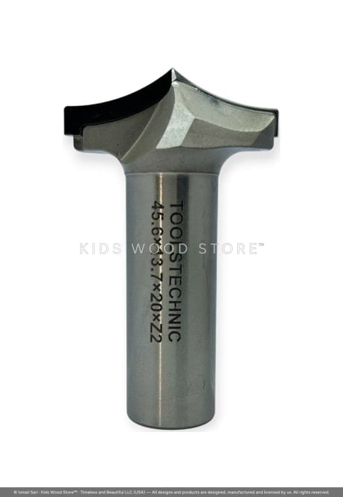 PCD Cabinet Door Profile Bit 45.6 × 13.7 × 20 Z2 — photo 1