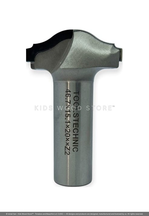 PCD Cabinet Door Profile Bit 46.7 × 15.1 × 20 Z2 — photo 1