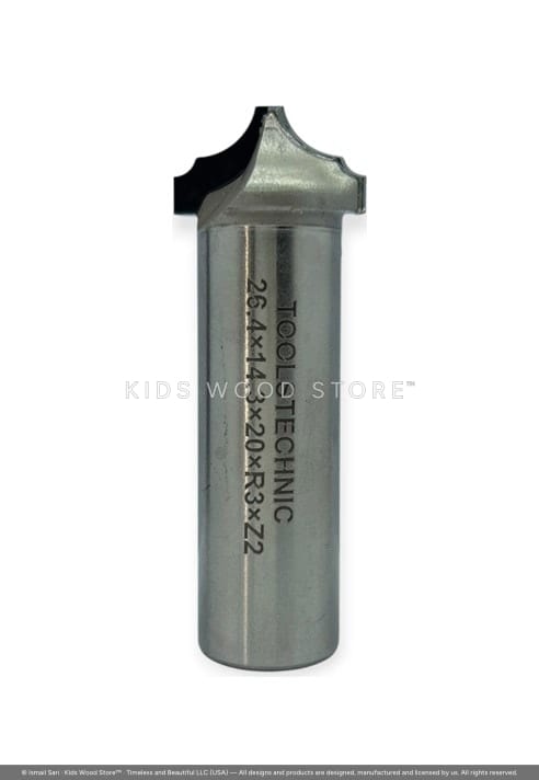 PCD Cabinet Door Profile Bit 26.4 × 14.3 × 20 × R8 Z2 — photo 1