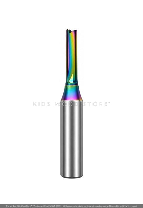 Turbo Router Bit Blue Coated 6 × 22 × 70 × 12 Z3 — photo 1