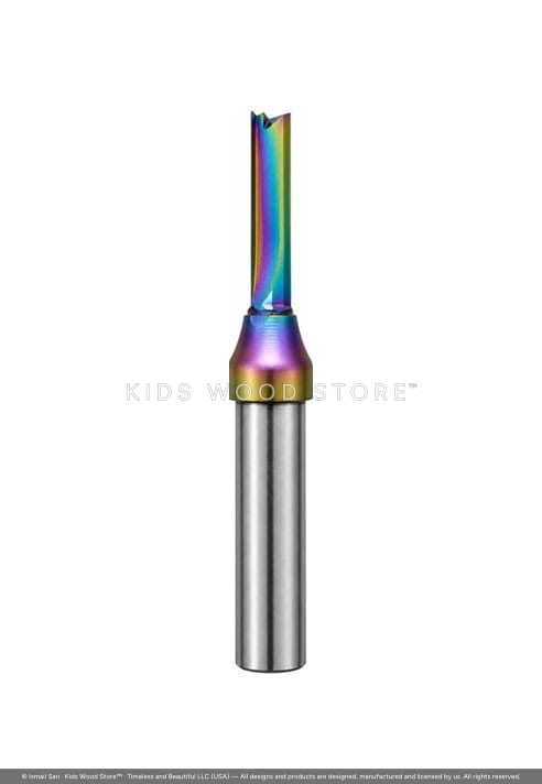Turbo Router Bit Blue Coated 8 × 32 × 85.5 × 12 Z3 — photo 1