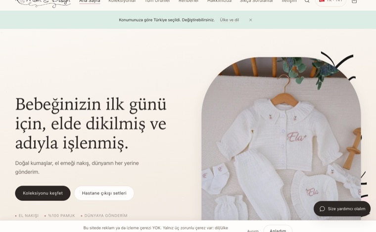 Mom & Design — store and admin panel